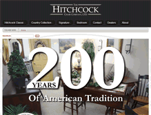 Tablet Screenshot of hitchcockchair.com